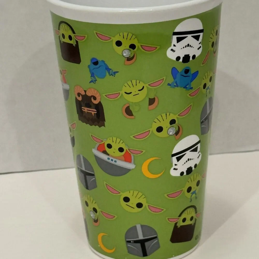 Star Wars Baby Yoda Mandalorian Ceramic Travel Limited Edition Coffee Tumbler
